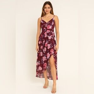 Midnight Doll Floral Spaghetti Strap Dress